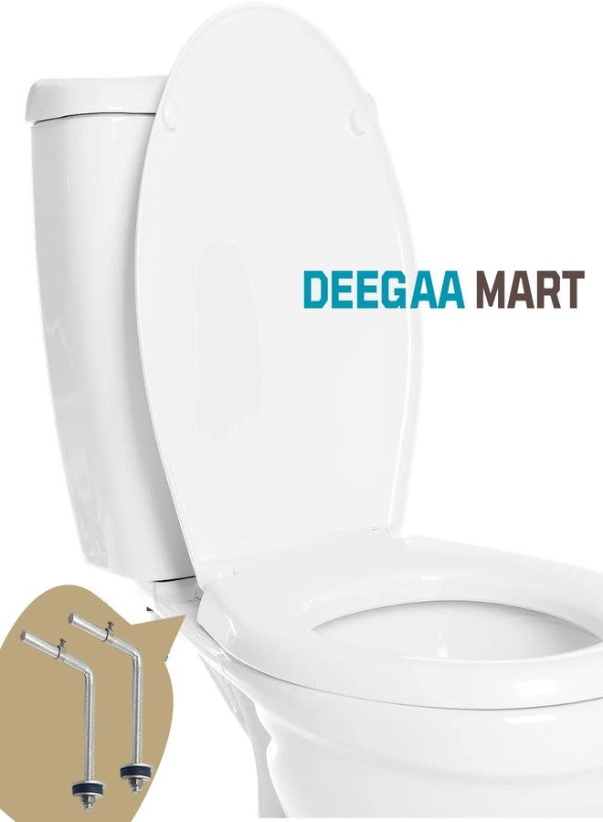 DEEGAA MART Toilet Seat Cover Hinges L Type Clamp, Western Toilet Seat Spare Part Accessories (Steel) Pack of 2 - Image 5